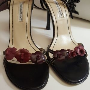 Charles David Strappy Heels Leather